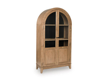 Dunmore Vale Accent Cabinet in Natural/Black