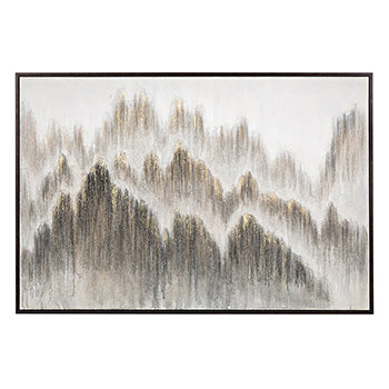 Vantis Bay Wall Art in Smoke
