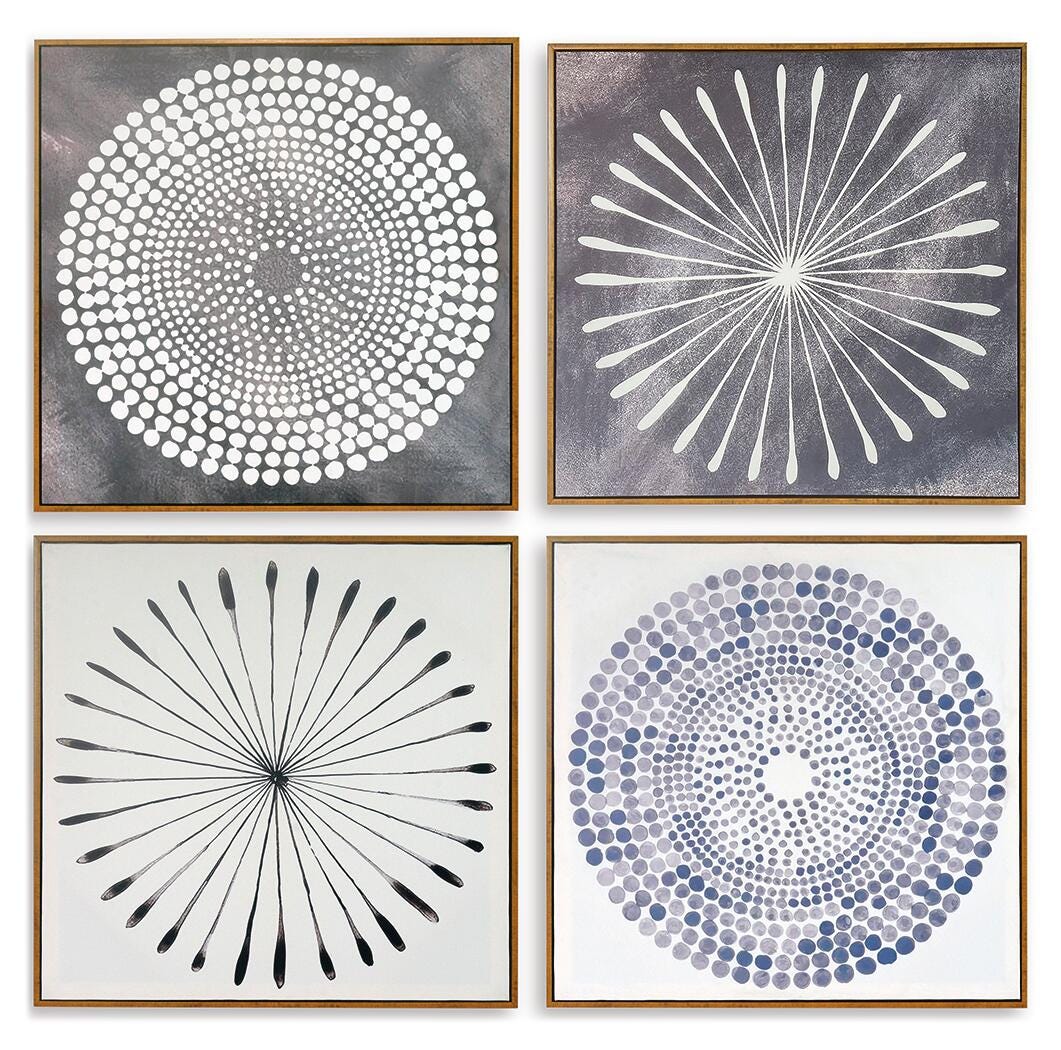 Tidewell Wall Art Set (Set of 4)