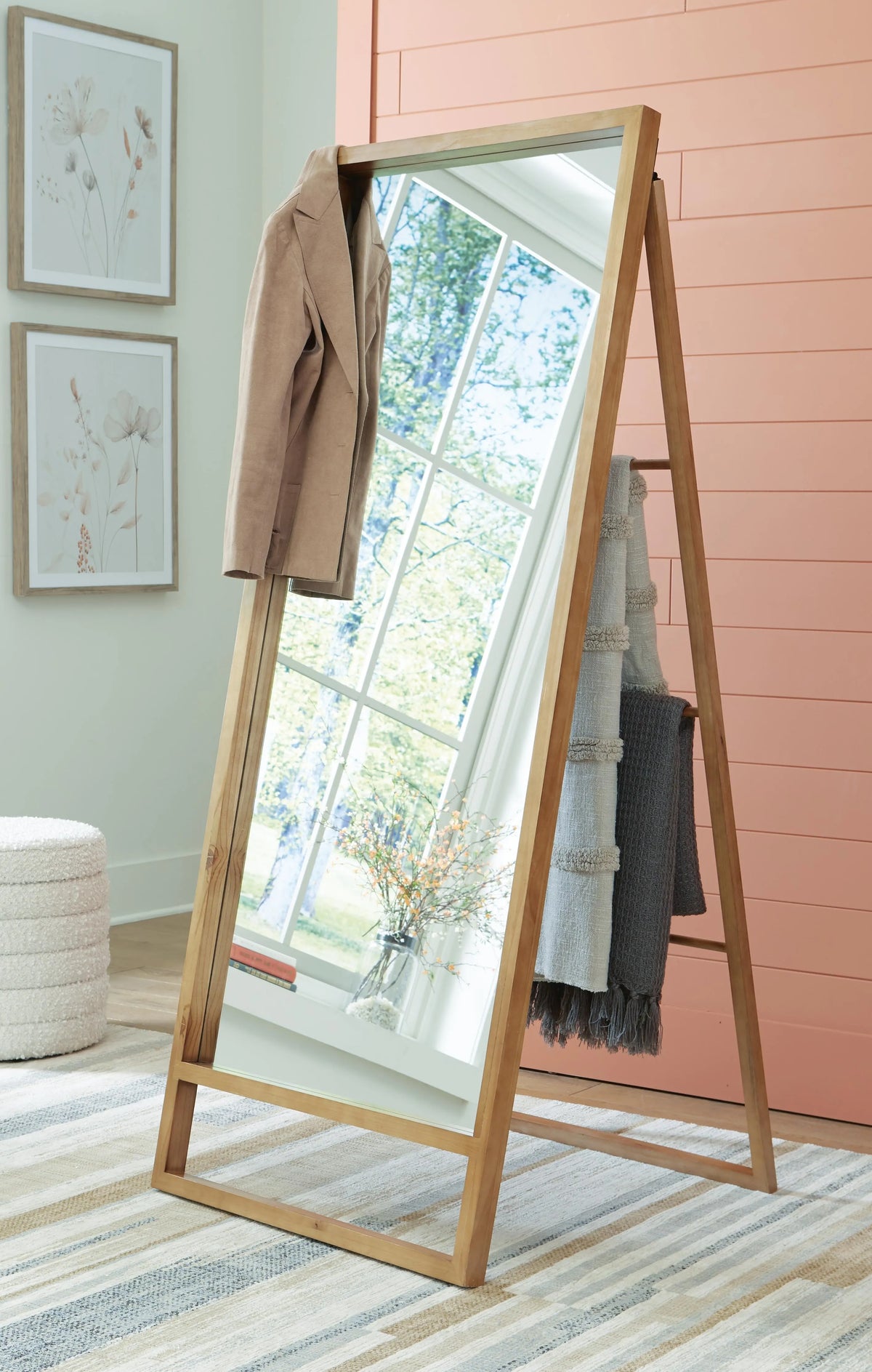 Cavendish Point Floor Mirror