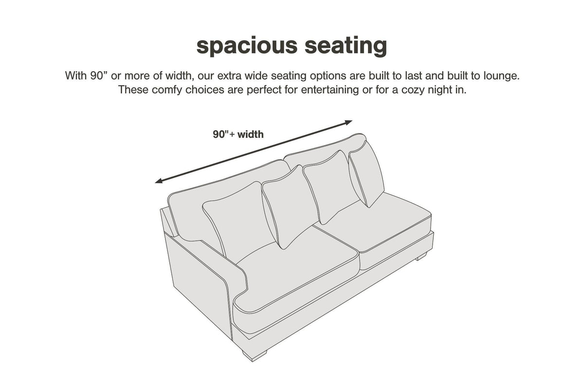 Etta Reclining Sofa in Putty