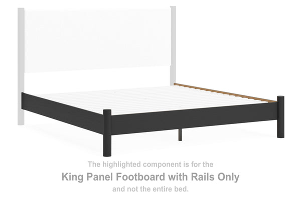 Fargenta King Panel Footboard with Rails