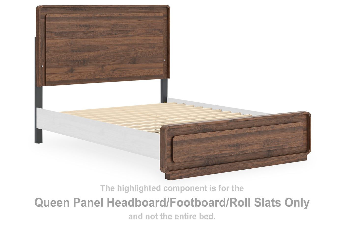 Fortlorn Queen Panel Headboard/Footboard/Roll Slats