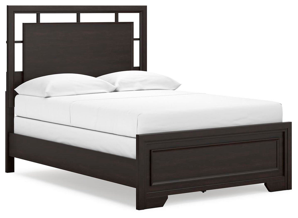 Kensworth Full Panel Bed with Chest and Nightstand