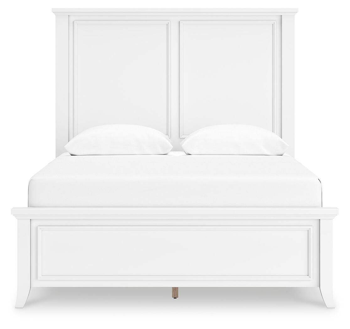 Kiama Vale Queen Panel Bed with Dresser and Mirror