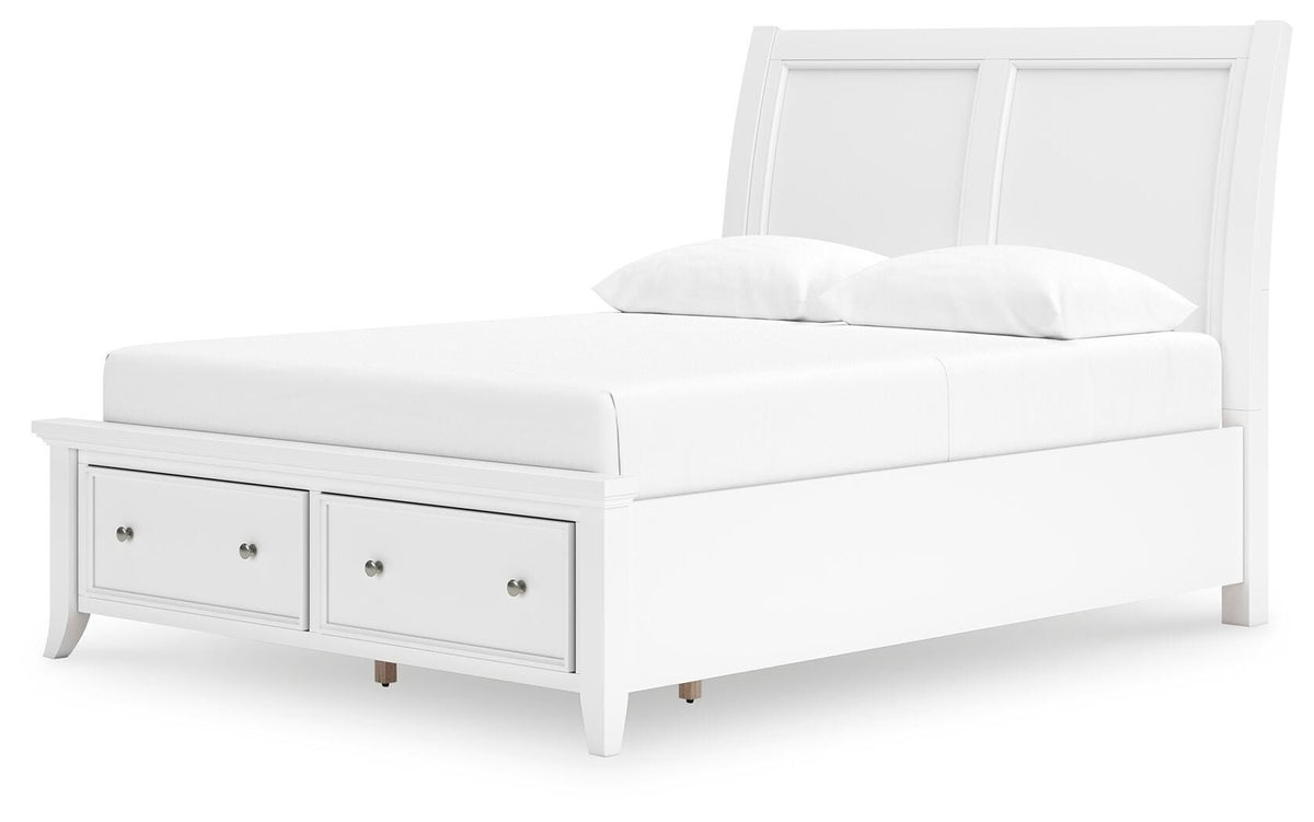 Kiama Vale Queen Sleigh Storage Bed
