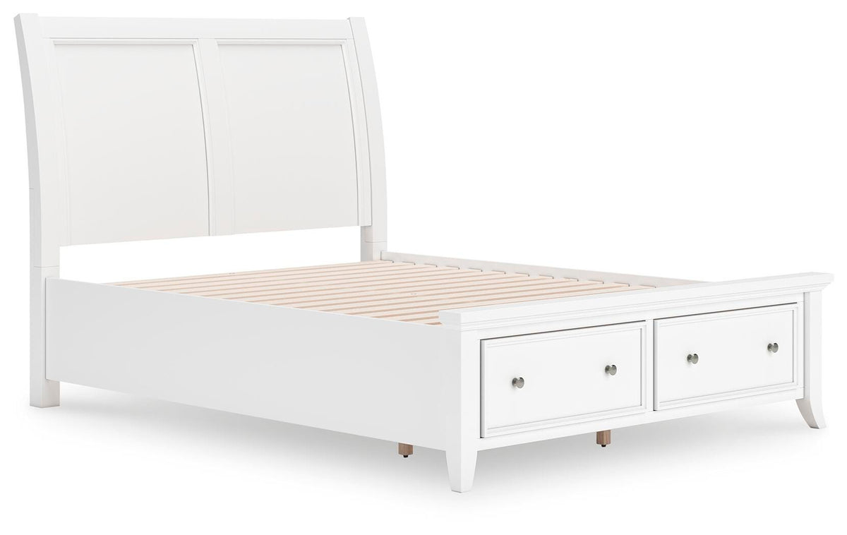 Kiama Vale Queen Sleigh Storage Bed