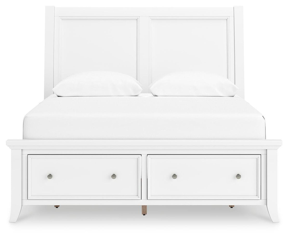 Kiama Vale Queen Sleigh Storage Bed