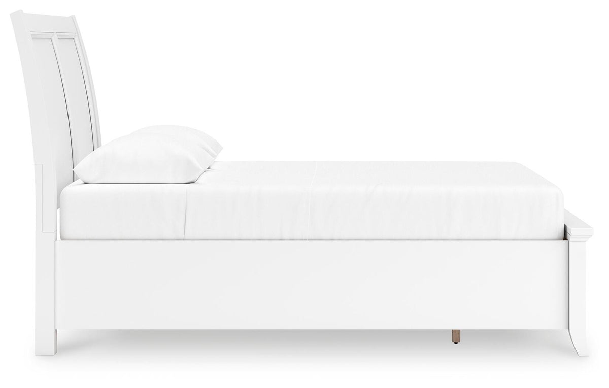 Kiama Vale Queen Sleigh Storage Bed