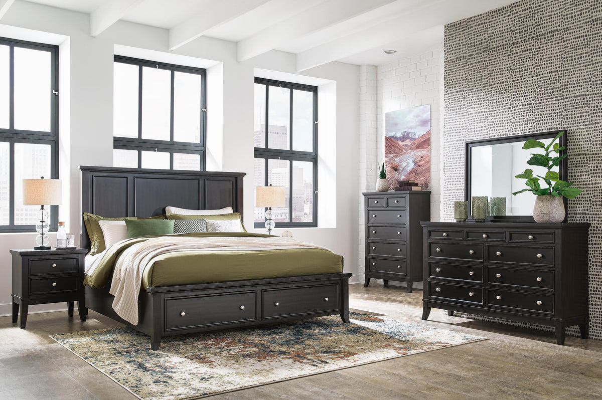 Kingsley Bay King Panel Storage Bed