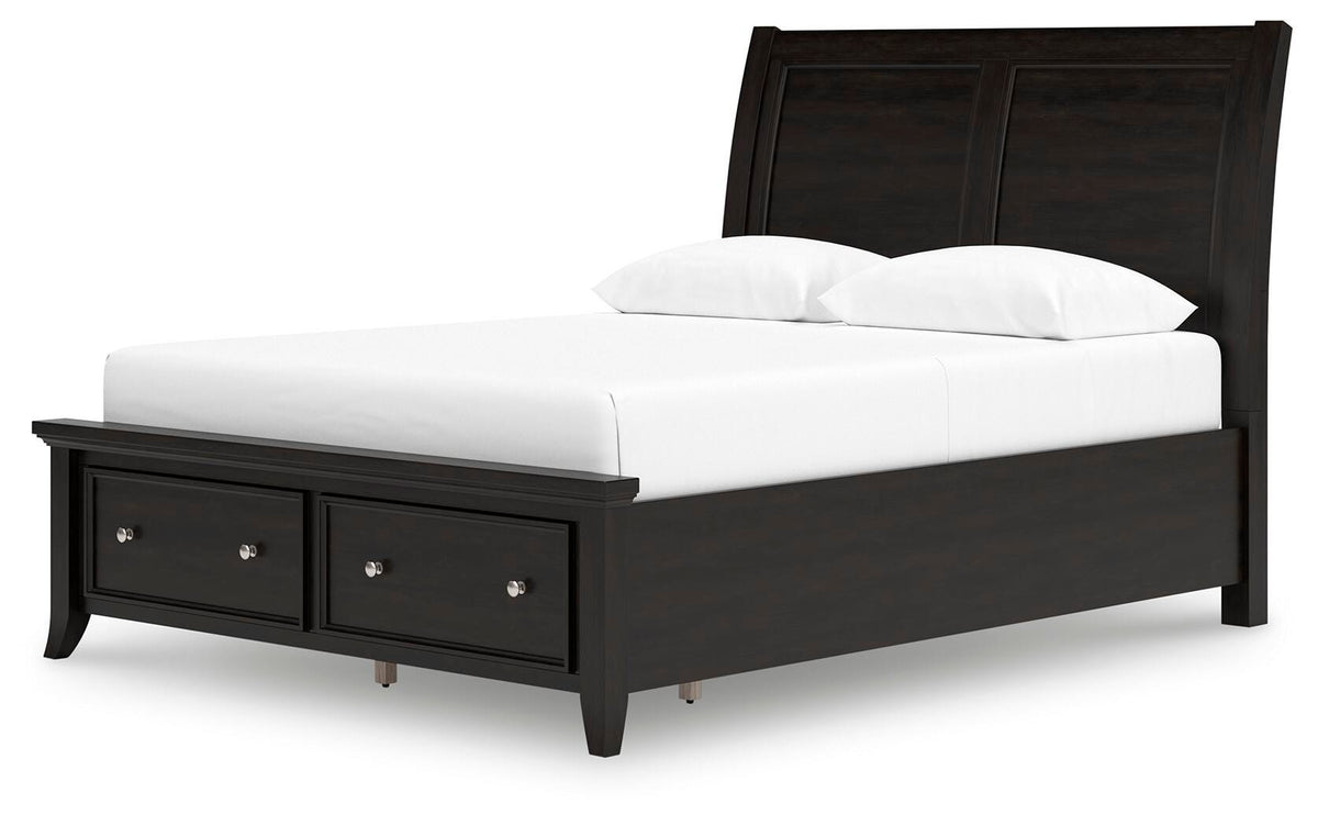 Kingsley Bay Queen Sleigh Storage Bed