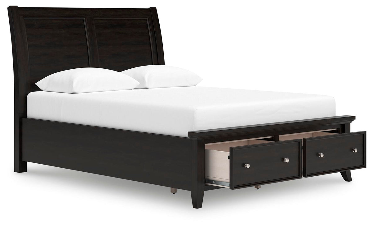Kingsley Bay Queen Sleigh Storage Bed