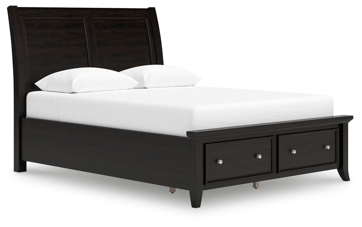 Kingsley Bay Queen Sleigh Storage Bed