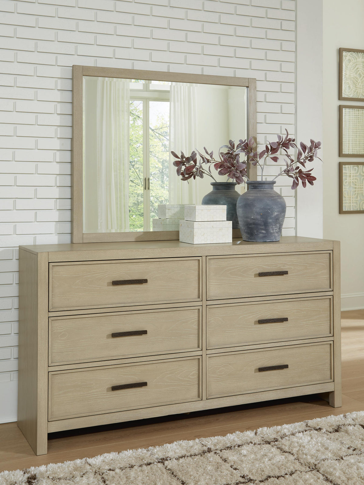Kalo Dresser and Mirror