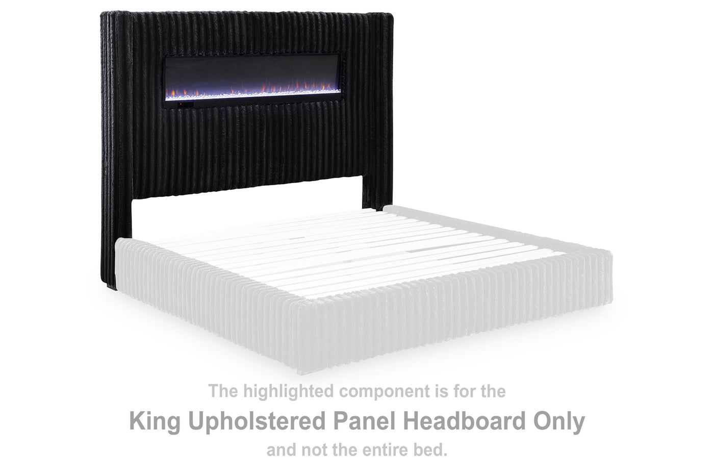 Tayleena King Upholstered Panel Headboard