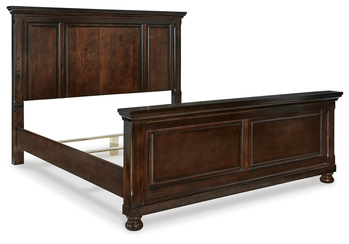 Cavendish King Panel Bed with Chest and 2 Nightstands