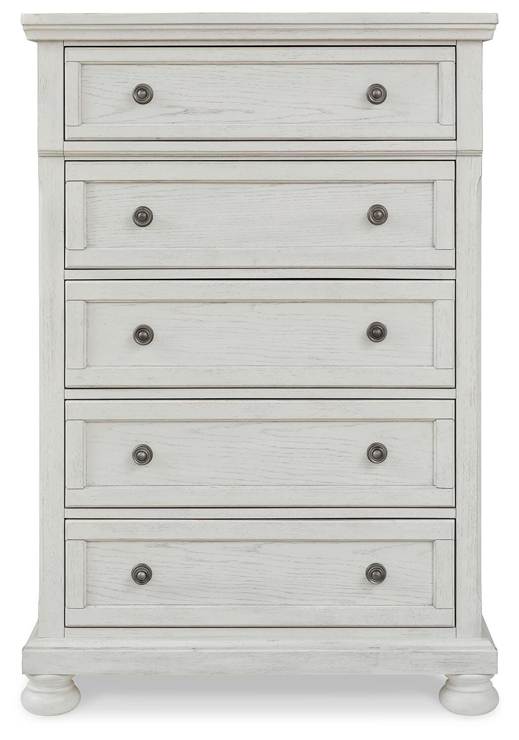 Hadley King Panel Bed with Dresser and Mirror and Chest and 2 Nightstands