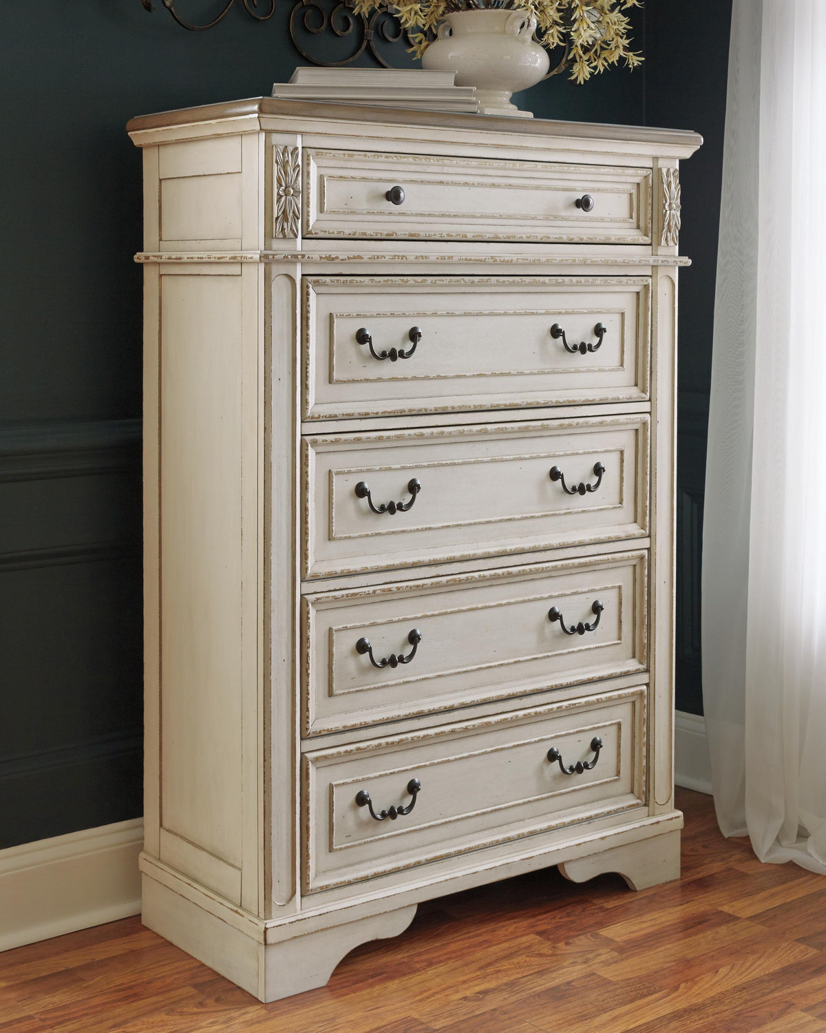 Barnwell King Storage Bed with Chest and 2 Nightstands