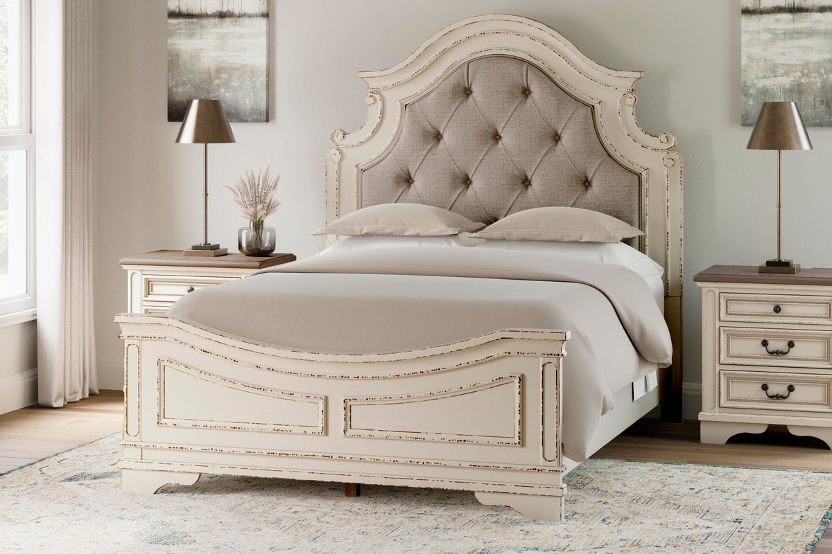 Barnwell Queen Upholstered Panel Bed