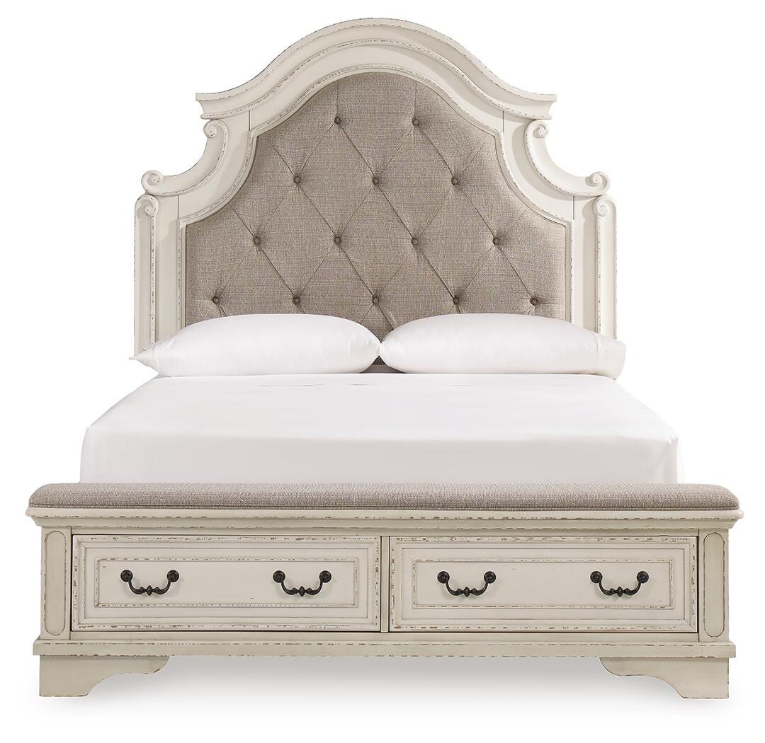 Barnwell Queen Upholstered Storage Bed