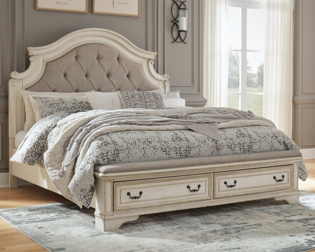 Barnwell King Panel Storage Bed and Dresser