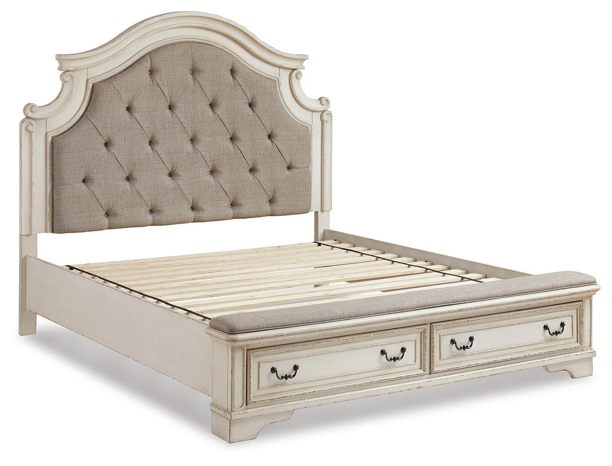 Barnwell King Panel Storage Bed and Dresser