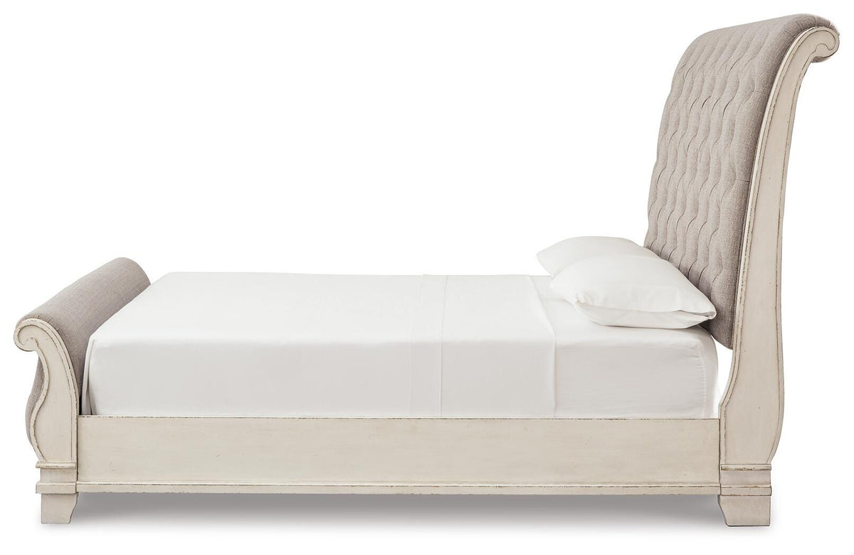 Barnwell King Sleigh Bed with Dresser and 2 Nightstands