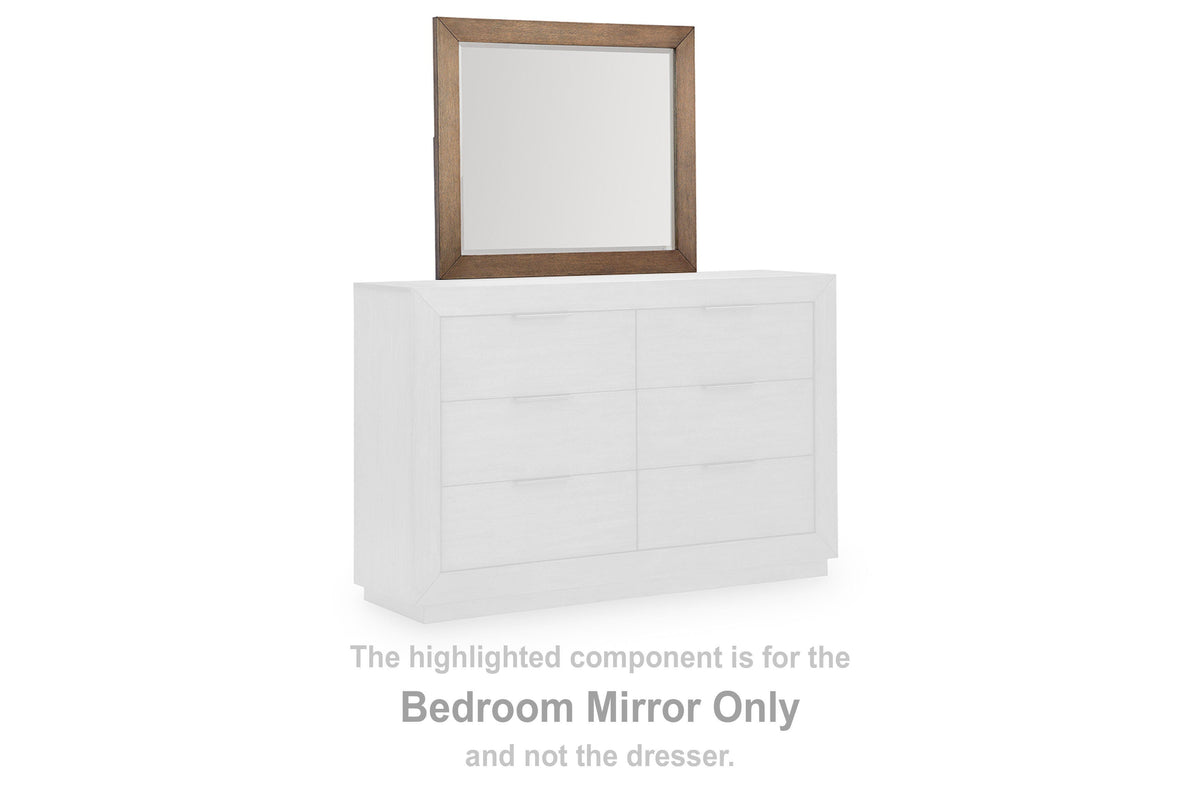 Halyard Bedroom Mirror in Medium Brown