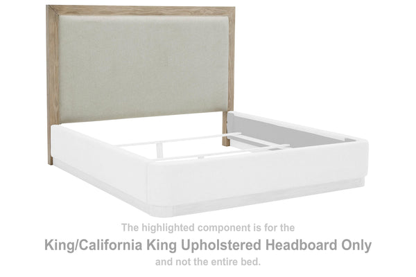 Hennington King Upholstered Panel Headboard