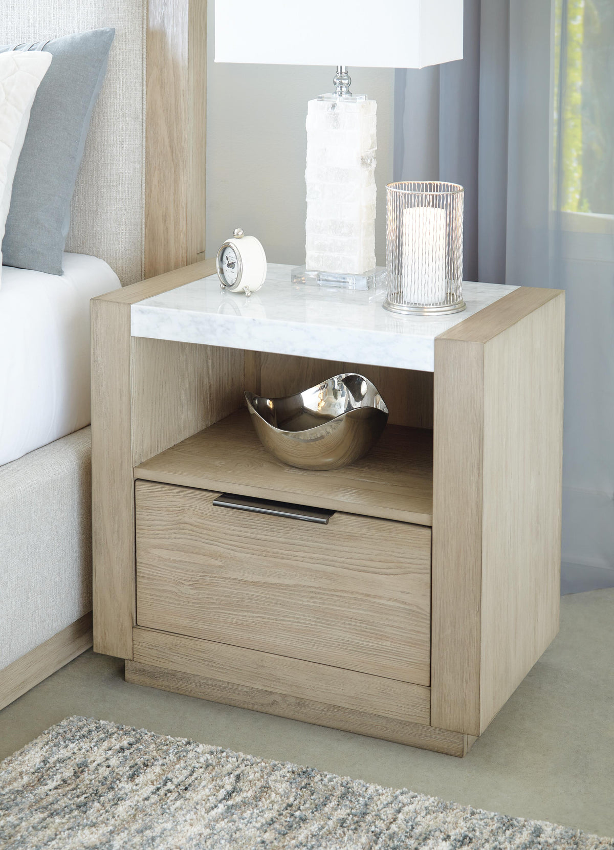 Halyard Nightstand in Bisque