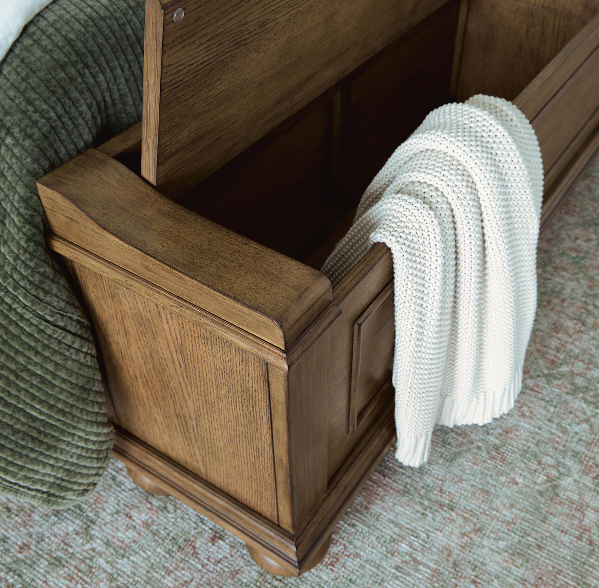 Ashcombe Cross King Panel Storage Bed