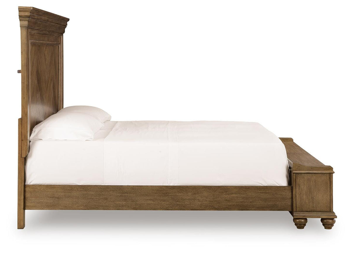 Ashcombe Cross King Panel Storage Bed