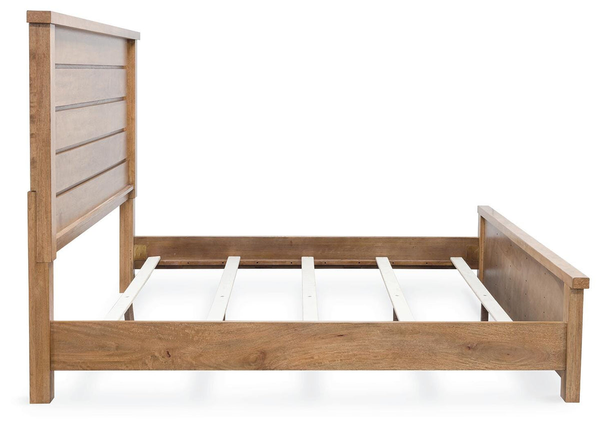 Wexford King Panel Bed in Light Brown