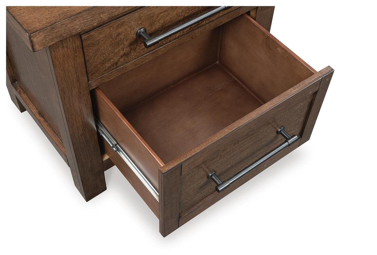 Wexford Nightstand in Warm Brown