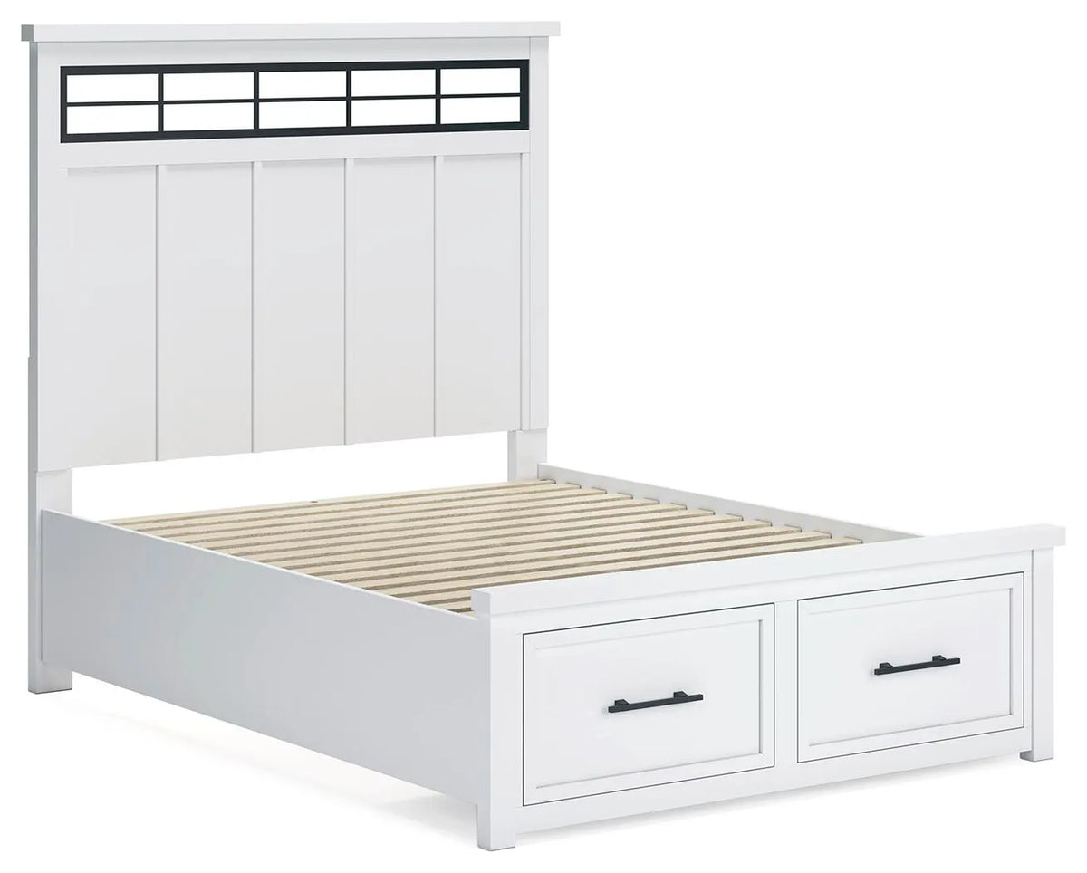Wategos Queen Panel Storage Bed