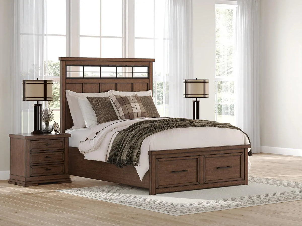 Radcliffe Queen Panel Storage Bed