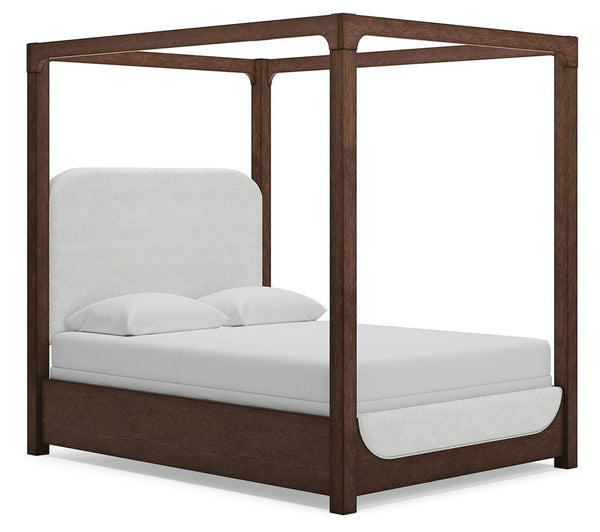 Breckington Queen Upholstered Canopy Bed