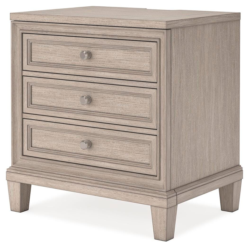 Ashfield Nightstand in Light Grayish Brown