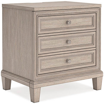 Ashfield Nightstand in Light Grayish Brown
