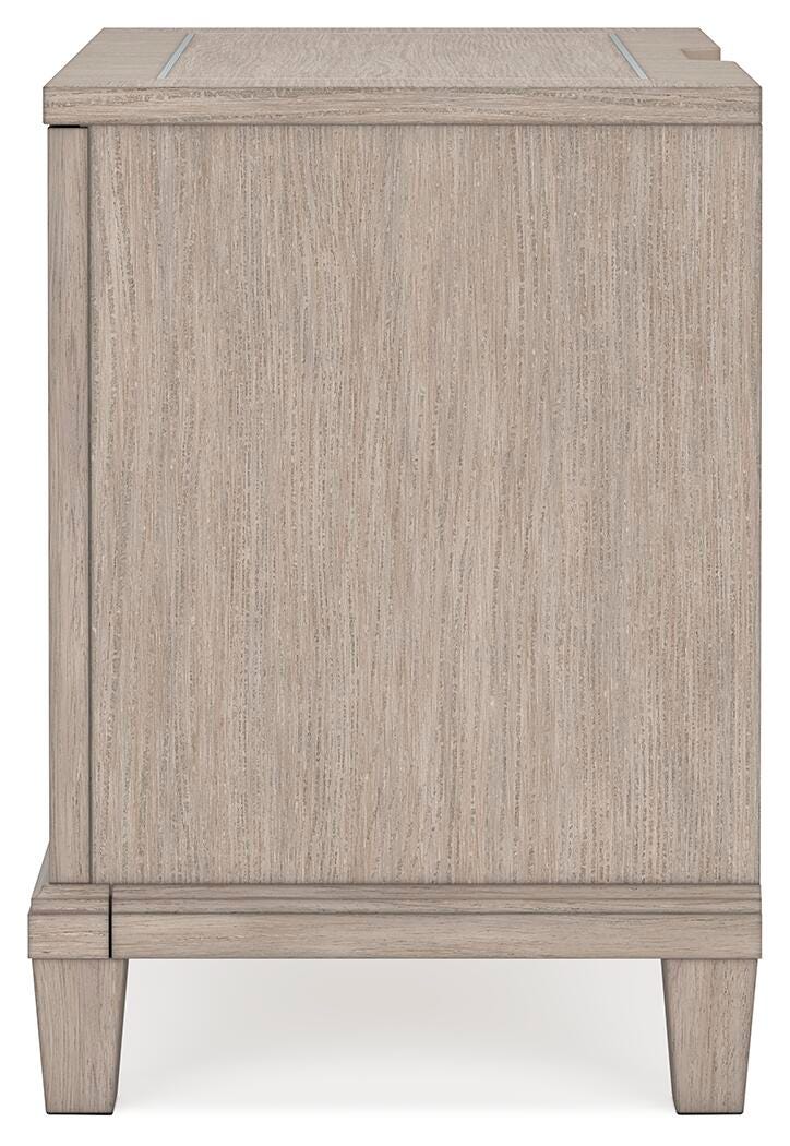Ashfield Nightstand in Light Grayish Brown