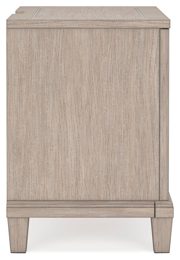 Ashfield Nightstand in Light Grayish Brown