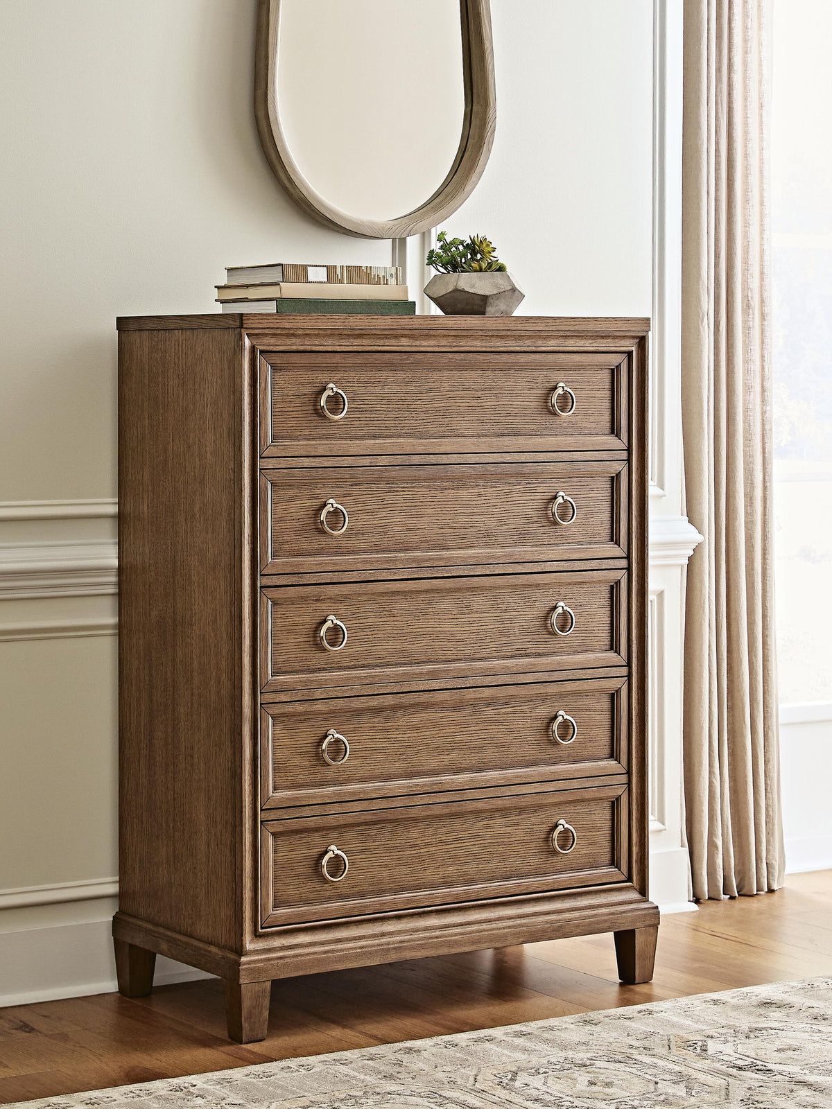 Ashfield Chest of Drawers in Brown