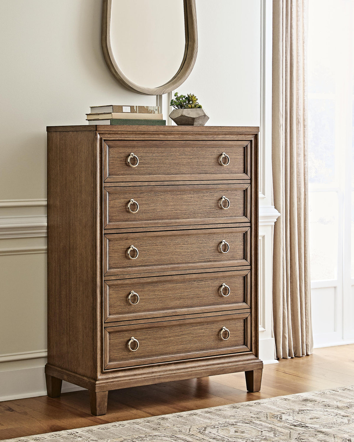 Ashfield Chest of Drawers in Brown