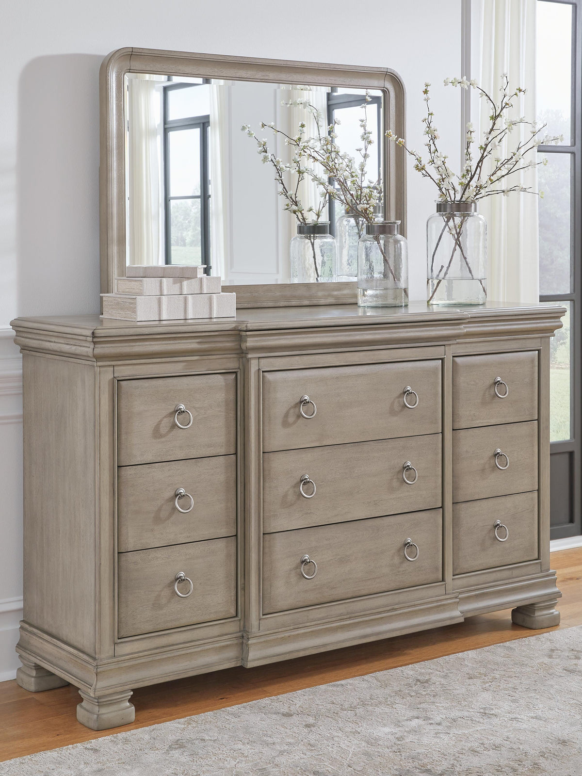 Nyle Dresser and Mirror