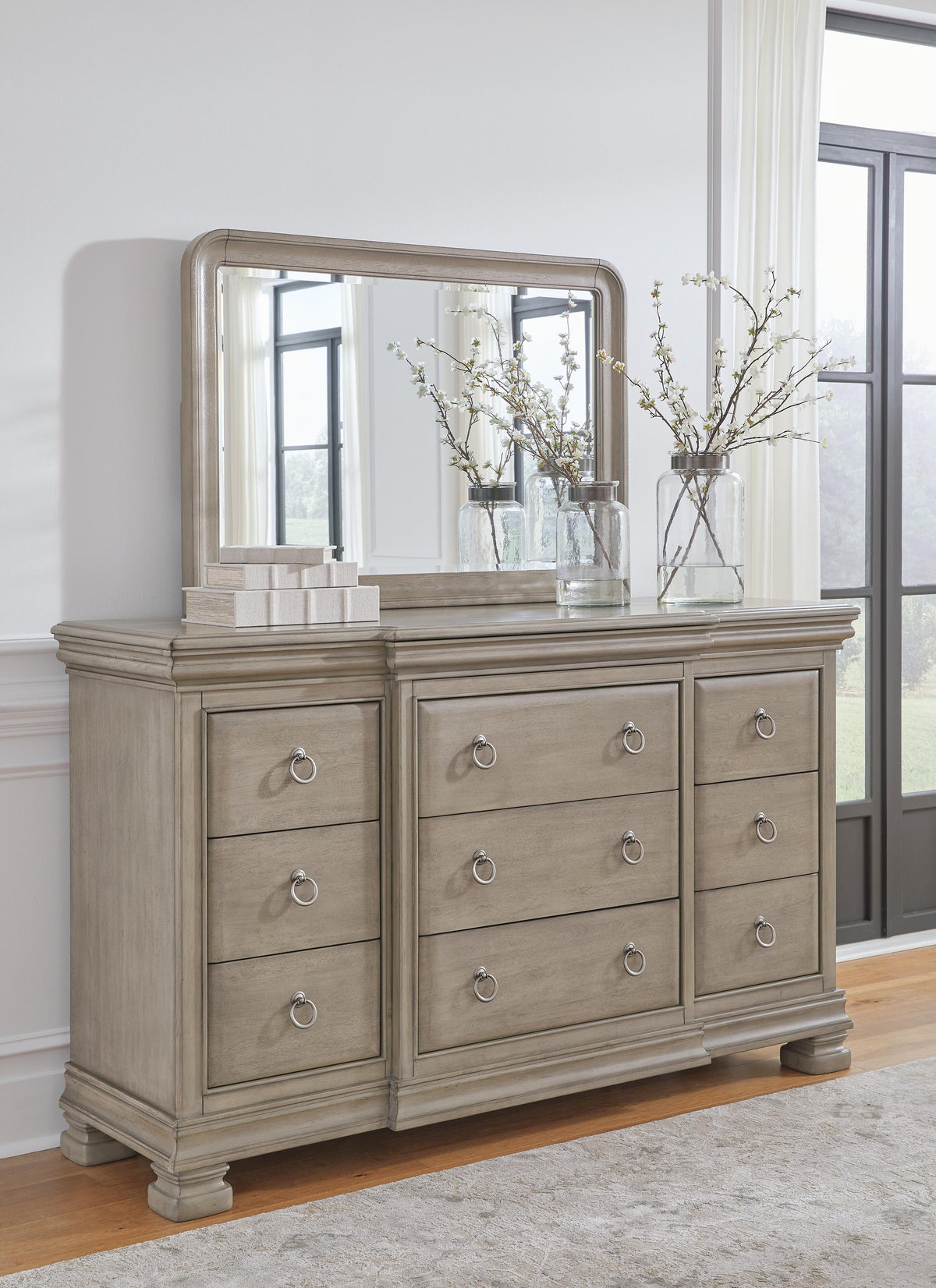 Nyle Dresser and Mirror