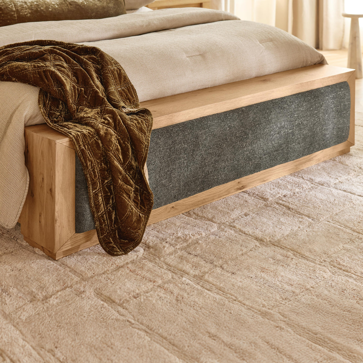 Solerno Queen Upholstered Panel Bed