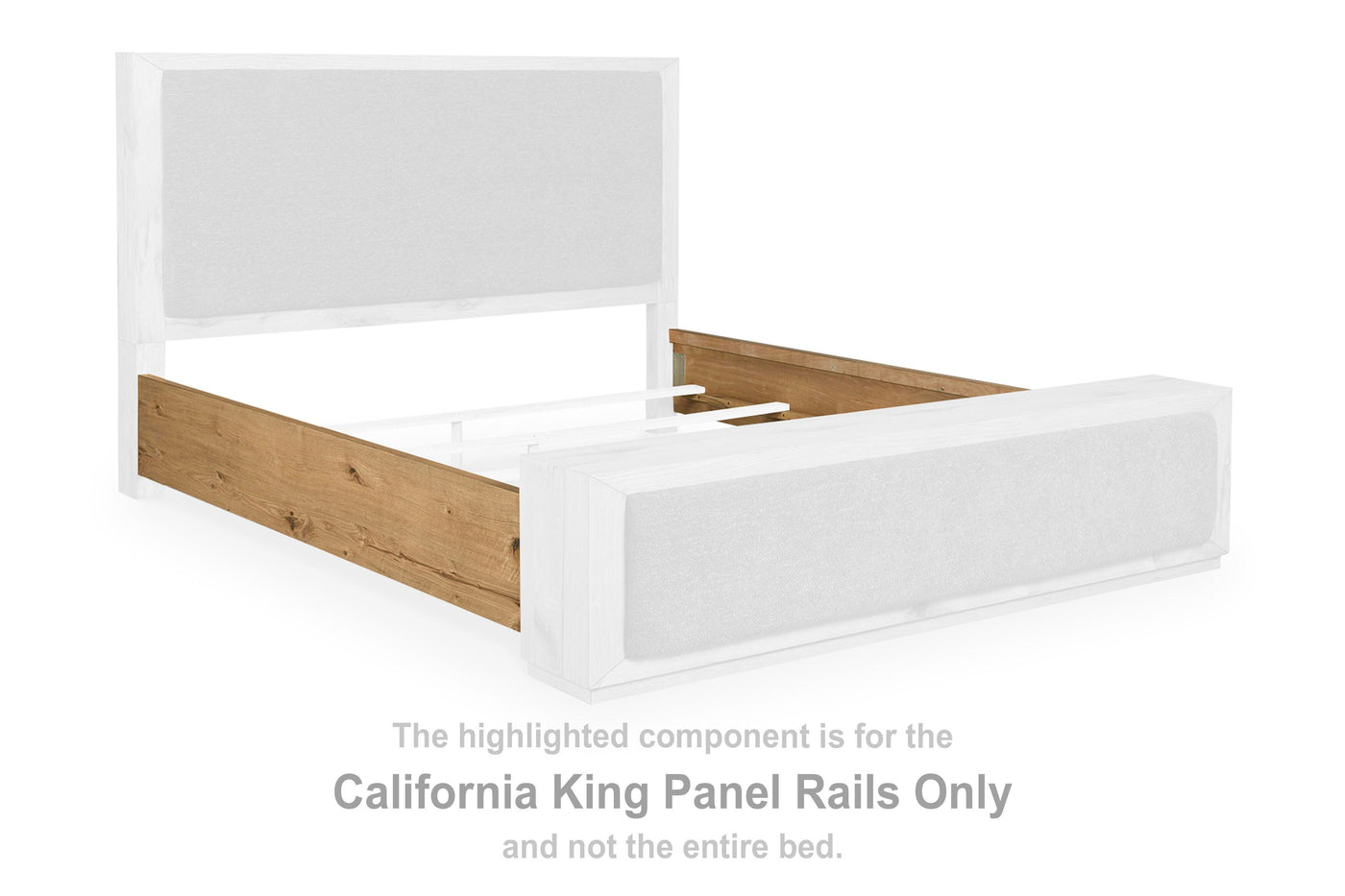 Bracken California King Panel Rails