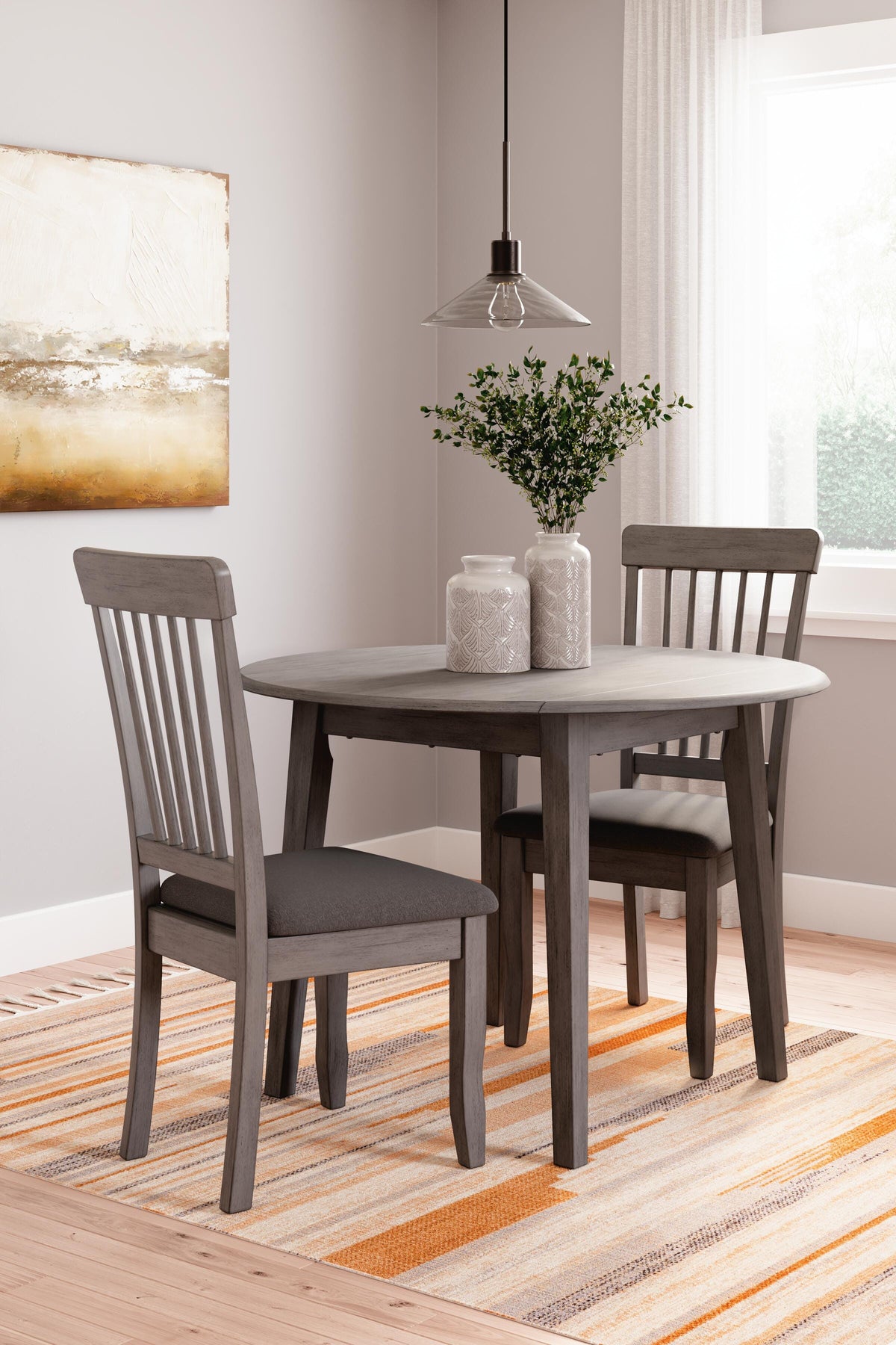 Halden Dining Table and 2 Chairs