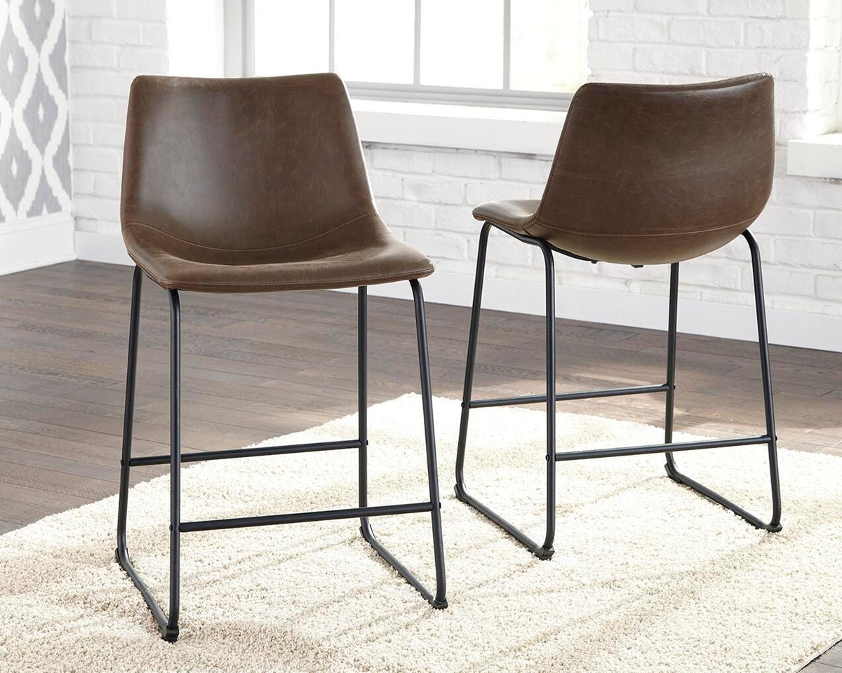 Draymont Counter Height Bar Stool in Brown