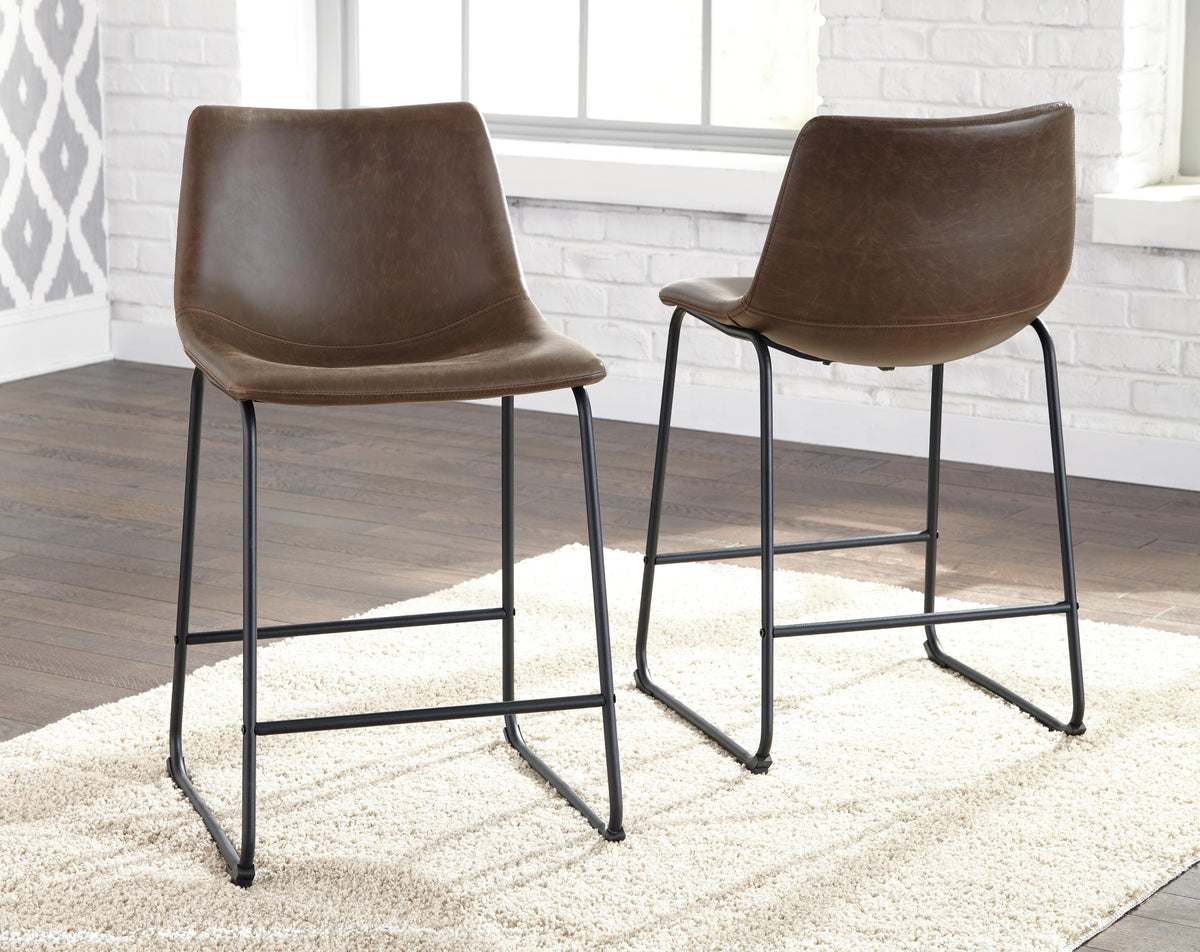 Draymont Counter Height Bar Stool in Brown